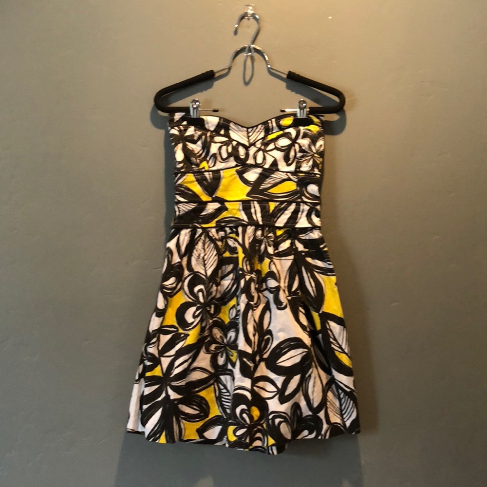 Lucy Love Leighton yellow and black sundress